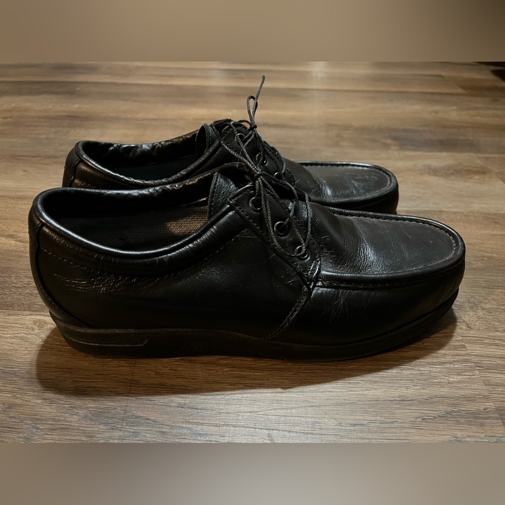 Red Wing Shoes Black Leather Oxfords Size 9 1/2 EEE - Picture 4 of 8